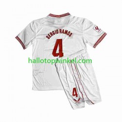 Sevilla FC Voetbalshirt Sergio Ramos 4 Kleuters/Kids Thuis Tenue 2023-2024 Korte Mouw