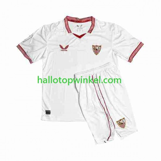 Sevilla FC Voetbalshirt Sergio Ramos 4 Kleuters/Kids Thuis Tenue 2023-2024 Korte Mouw