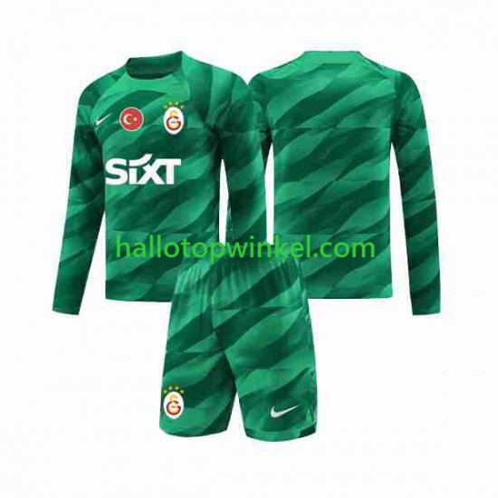 Galatasaray Voetbalshirt Doelman Kleuters/Kids Thuis Tenue 2023-2024 Lange Mouw