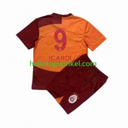 Galatasaray Voetbalshirt Icardi 9 Kleuters/Kids Thuis Tenue 2023-2024 Korte Mouw
