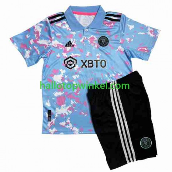 Voetbalshirt Inte Miami Lionel Messi 10 Kleuters/Kids Derde Tenue 2023-2024 Korte Mouw