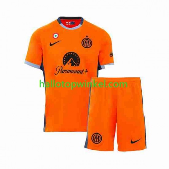 Inter Milan Voetbalshirt Kleuters/Kids Derde Tenue 2023-2024 Korte Mouw