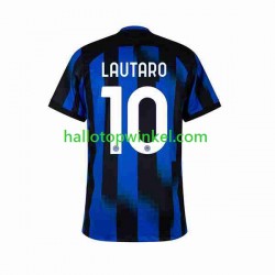 Inter Milan Voetbalshirt Lautaro Martinez 10 Heren Thuis Tenue 2023-2024 Korte Mouw