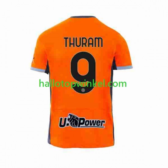 Inter Milan Voetbalshirt Marcus Thuram 9 Heren Derde Tenue 2023-2024 Korte Mouw