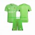 Leeds United Voetbalshirt Doelman Kleuters/Kids Thuis Tenue 2023-2024 Korte Mouw