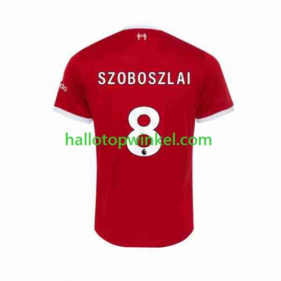Liverpool Voetbalshirt Dominik Szoboszlai 8 Heren Thuis Tenue 2023-2024 Korte Mouw