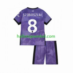 Liverpool Voetbalshirt Dominik Szoboszlai 8 Kleuters/Kids Derde Tenue 2023 Korte Mouw