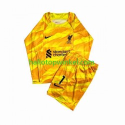 Liverpool Voetbalshirt A.Becker 1 Doelman Kleuters/Kids Derde Tenue 2023-2024 Lange Mouw