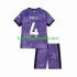 Liverpool Voetbalshirt Virgil van Dijk 4 Kleuters/Kids Derde Tenue 2023-2024 Korte Mouw