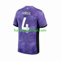 Liverpool Voetbalshirt Virgil van Dijk 4 Heren Derde Tenue 2023-2024 Korte Mouw