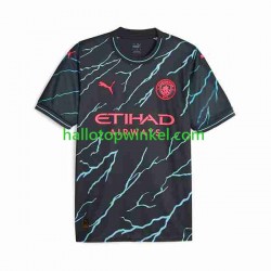 Manchester City Voetbalshirt Haaland 9 Special Printing Heren Derde Tenue 2023-2024 Korte Mouw