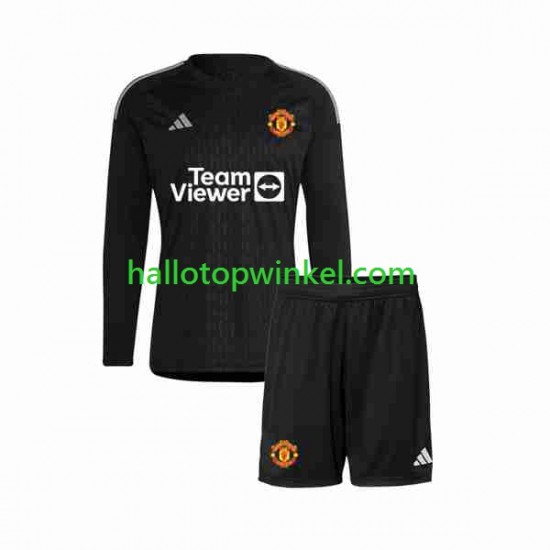 Manchester United Voetbalshirt Doelman Kleuters/Kids Derde Tenue 2023-2024 Lange Mouw