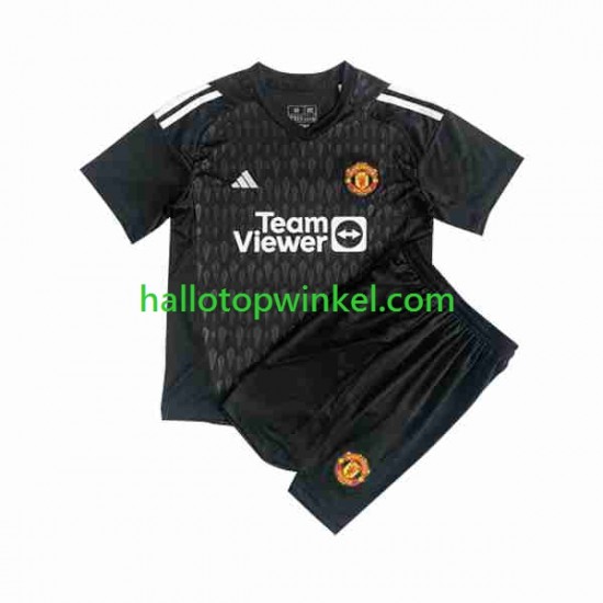 Manchester United Voetbalshirt Doelman Kleuters/Kids Derde Tenue 2023-2024 Korte Mouw