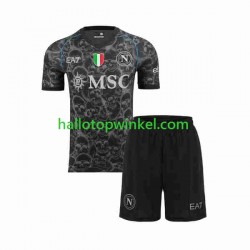 Napoli Voetbalshirt Halloween Kleuters/Kids Thuis Tenue 2023-2024 Korte Mouw
