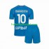 Napoli Voetbalshirt Maradona 10 Kleuters/Kids Thuis Tenue 2023-2024 Korte Mouw