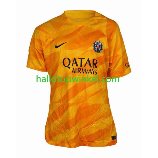 Paris Saint-Germain Voetbalshirt Doelman Heren Uit Tenue 2023-2024 Korte Mouw
