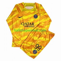 Paris Saint-Germain Voetbalshirt DONNARUMMA 99 Doelman Kleuters/Kids Uit Tenue 2023-2024 Lange Mouw