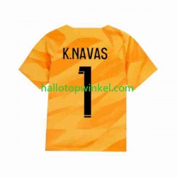 Paris Saint-Germain Voetbalshirt K.NAVAS 1 Doelman Heren Uit Tenue 2023-2024 Korte Mouw