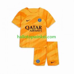 Paris Saint-Germain Voetbalshirt Doelman Kleuters/Kids Uit Tenue 2023-2024 Korte Mouw