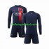 Paris Saint-Germain Voetbalshirt Kleuters/Kids Thuis Tenue 2023-2024 Lange Mouw