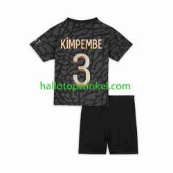 Paris Saint-Germain Voetbalshirt Kimpembe 3 Kleuters/Kids Derde Tenue 2023-2024 Korte Mouw