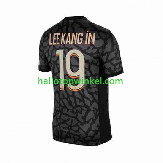 Paris Saint-Germain Voetbalshirt Lee Kang In 19 Heren Derde Tenue 2023-2024 Korte Mouw