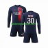 Paris Saint-Germain Voetbalshirt Lionel Messi 30 Kleuters/Kids Thuis Tenue 2023-2024 Lange Mouw