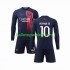 Paris Saint-Germain Voetbalshirt Neymar Jr 10 Kleuters/Kids Thuis Tenue 2023-2024 Lange Mouw