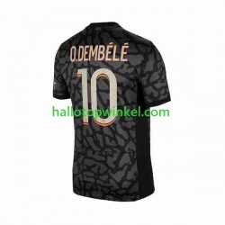 Paris Saint-Germain Voetbalshirt O.Dembele 10 Heren Derde Tenue 2023-2024 Korte Mouw