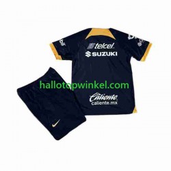Pumas UNAM Voetbalshirt Kleuters/Kids Uit Tenue 2023-2024 Korte Mouw