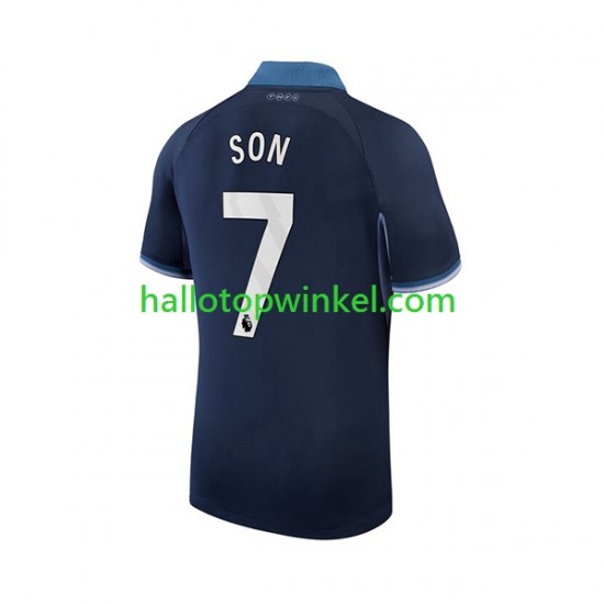 Tottenham Hotspur Voetbalshirt Son Heung-min 7 Heren Uit Tenue 2023-2024 Korte Mouw