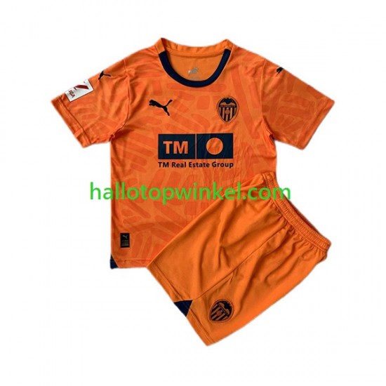 Valencia CF Voetbalshirt Kleuters/Kids Derde Tenue 2023-2024 Korte Mouw