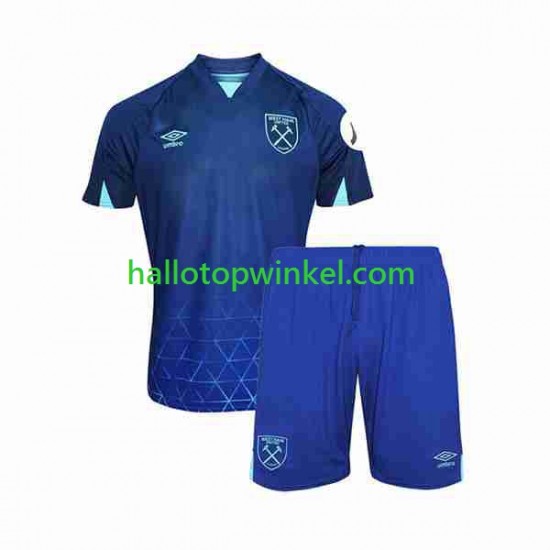 West Ham United Voetbalshirt Kleuters/Kids Derde Tenue 2023-2024 Korte Mouw