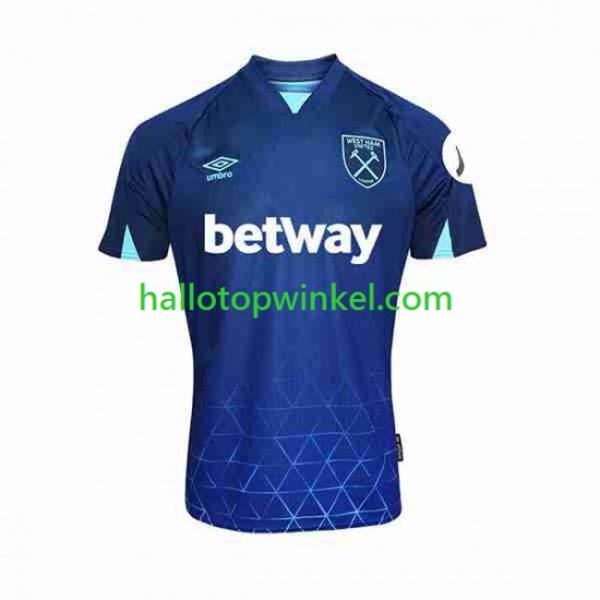 West Ham United Voetbalshirt Heren Derde Tenue 2023-2024 Korte Mouw
