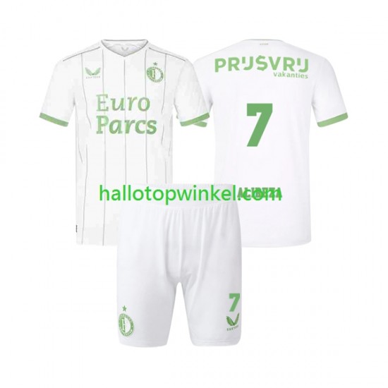 Feyenoord Rotterdam Voetbalshirt Alireza Jahanbakhsh 7 Kleuters/Kids Derde Tenue 2023-2024 Korte Mouw