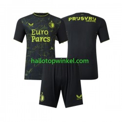 Feyenoord Rotterdam Voetbalshirt Kleuters/Kids Vierde Tenue 2023-2024 Korte Mouw