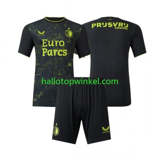 Feyenoord Rotterdam Voetbalshirt Kleuters/Kids Vierde Tenue 2023-2024 Korte Mouw