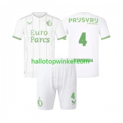Feyenoord Rotterdam Voetbalshirt Lutsharel Geertruida 4 Kleuters/Kids Derde Tenue 2023-2024 Korte Mouw