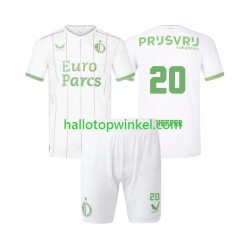 Feyenoord Rotterdam Voetbalshirt Mats Wieffer 20 Kleuters/Kids Derde Tenue 2023-2024 Korte Mouw