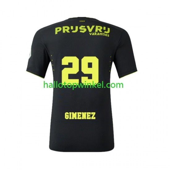 Feyenoord Rotterdam Voetbalshirt Santiago Gimenez 29 Heren Vierde Tenue 2023-2024 Korte Mouw