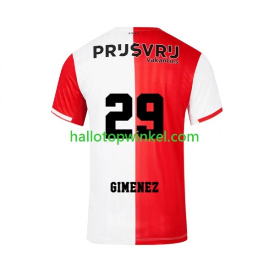 Feyenoord Rotterdam Voetbalshirt Santiago Gimenez 29 Heren Thuis Tenue 2023-2024 Korte Mouw
