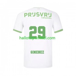 Feyenoord Rotterdam Voetbalshirt Santiago Gimenez 29 Heren Derde Tenue 2023-2024 Korte Mouw