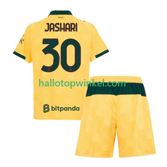 AC Milan Voetbalshirt Ardon Jashari 30 Kleuters/Kids Derde Tenue 2025-2026 Korte Mouw