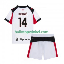 AC Milan Voetbalshirt Modrić Luca 14 Kleuters/Kids Uit Tenue 2025-2026 Korte Mouw
