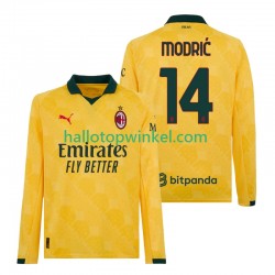 AC Milan Voetbalshirt Modrić Luca 14 Heren Derde Tenue 2025-2026 Lange Mouw