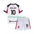 AC Milan Voetbalshirt Rafael Leao 10 Kleuters/Kids Uit Tenue 2025-2026 Korte Mouw