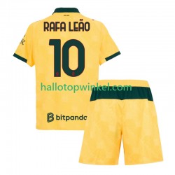 AC Milan Voetbalshirt Rafael Leao 10 Kleuters/Kids Derde Tenue 2025-2026 Korte Mouw