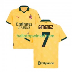 AC Milan Voetbalshirt Santiago Gimenez 7 Heren Derde Tenue 2025-2026 Korte Mouw
