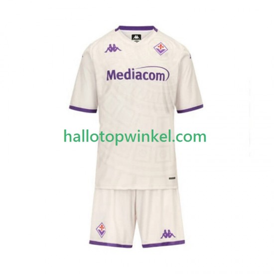 Fiorentina Voetbalshirt Kleuters/Kids Uit Tenue 2025-2026 Korte Mouw