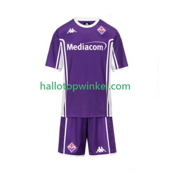 Fiorentina Voetbalshirt Kleuters/Kids Thuis Tenue 2025-2026 Korte Mouw